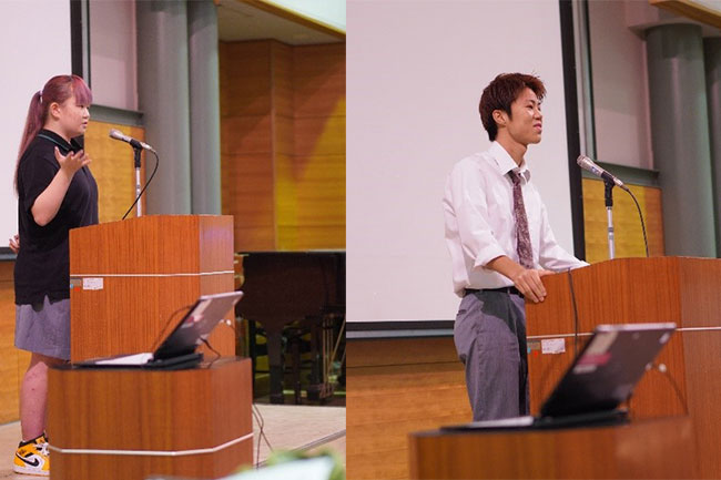 スピーチコンテストの様子